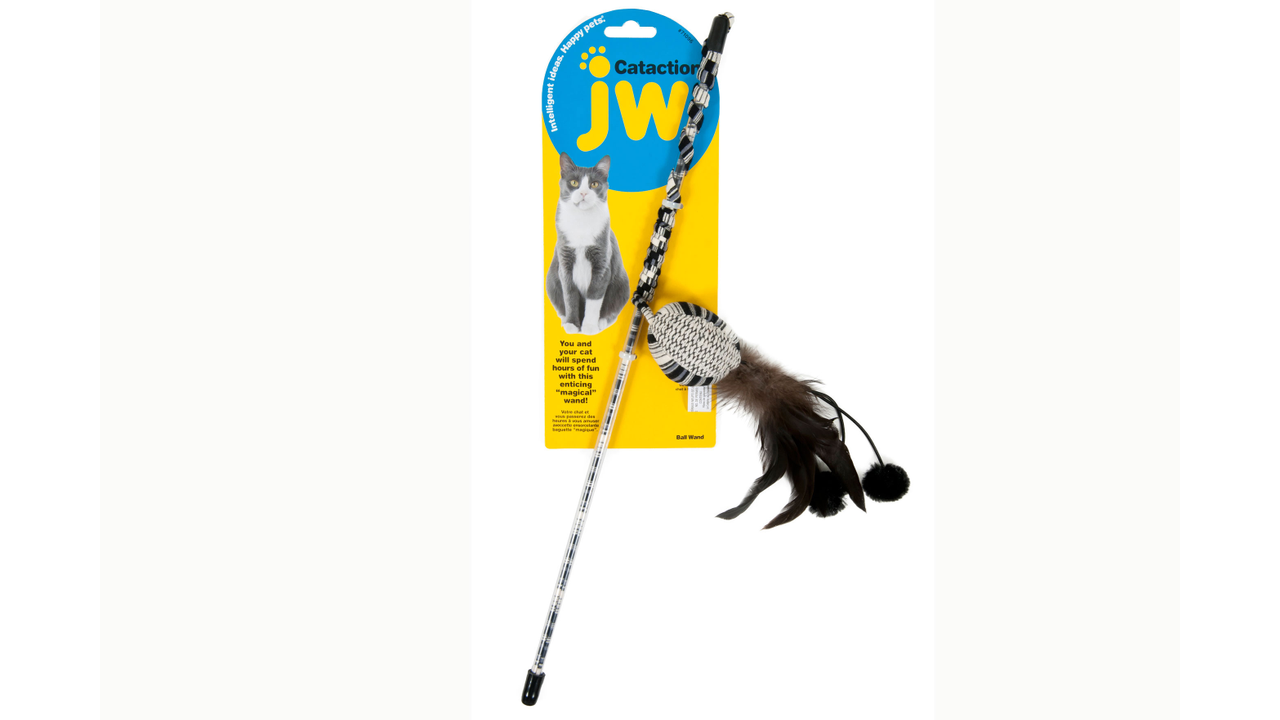 JW Cataction Ball Wand - Cat Toys 