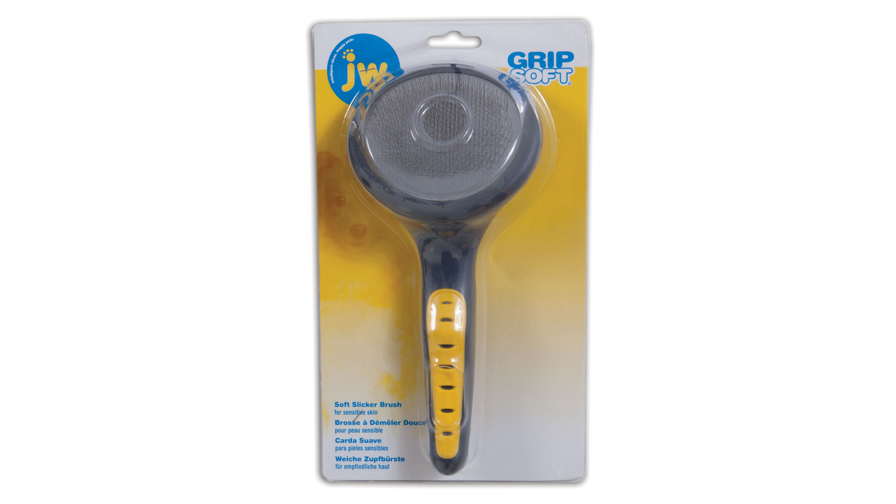 JW Soft Slicker Brush Regular - Dog Grooming Tools 