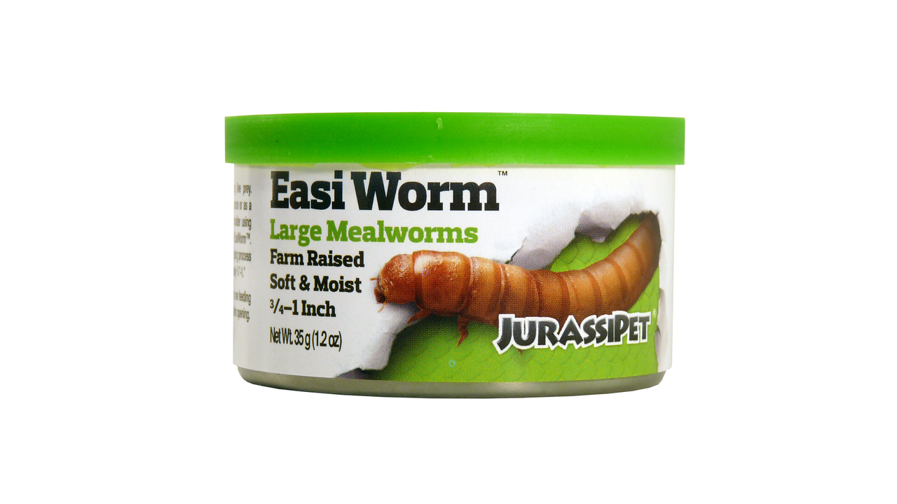 Jurassi-Diet Easi Worm Large 35g - Reptile Food 