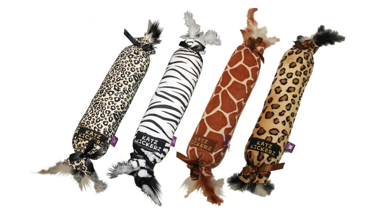 Katz Kickerz Safari Cat 42cm - Cat Toys 