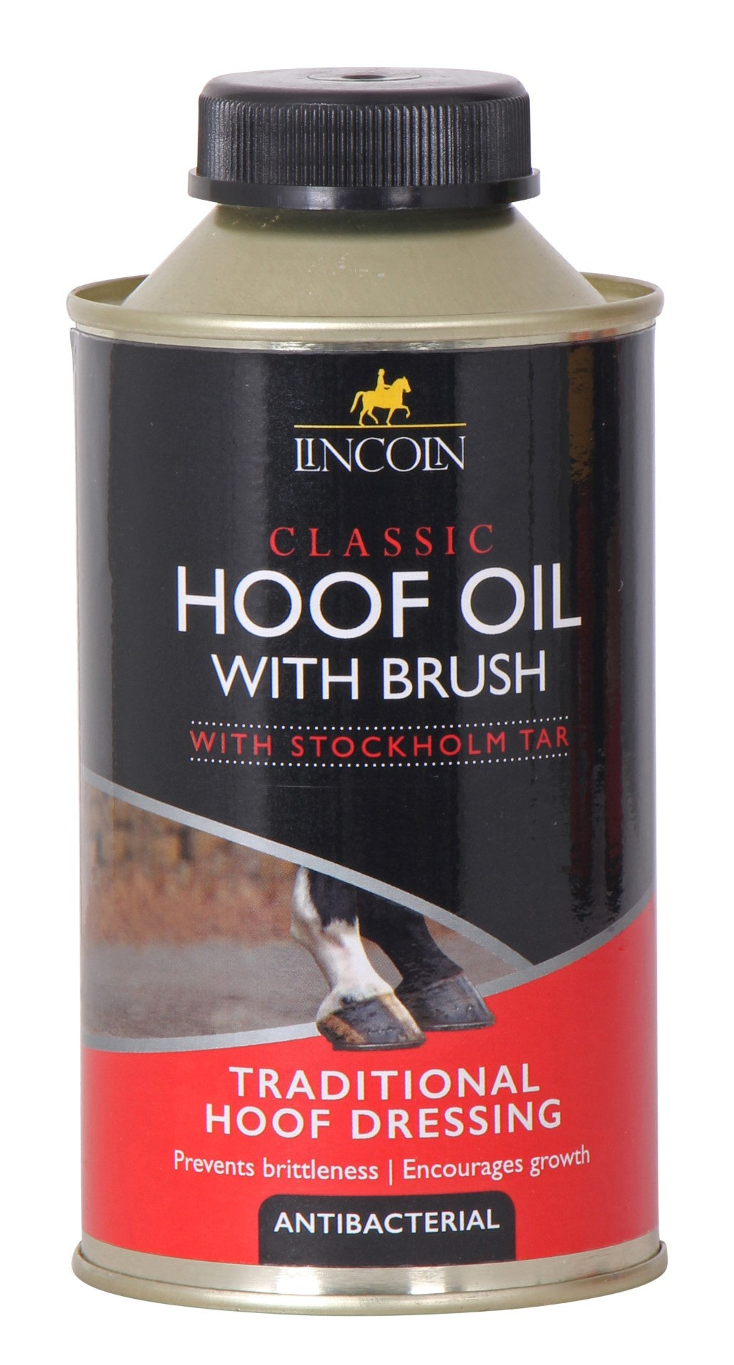 Lincoln Hoof Oil With Brush 500ml - Equine Hoof Health 