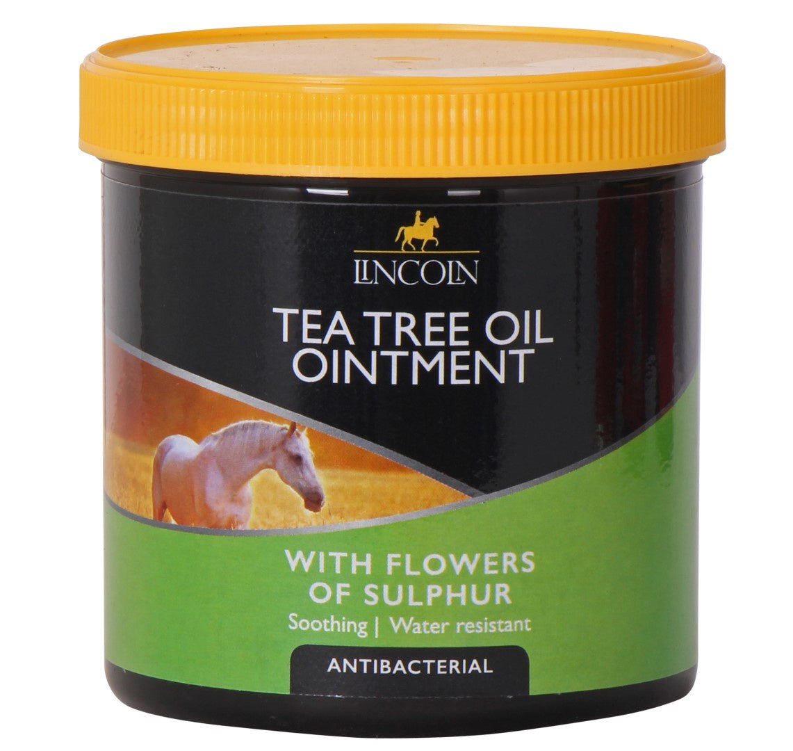 Lincoln Tea Tree Oil Ointment 500g - Equine Wound Care & First Aid 