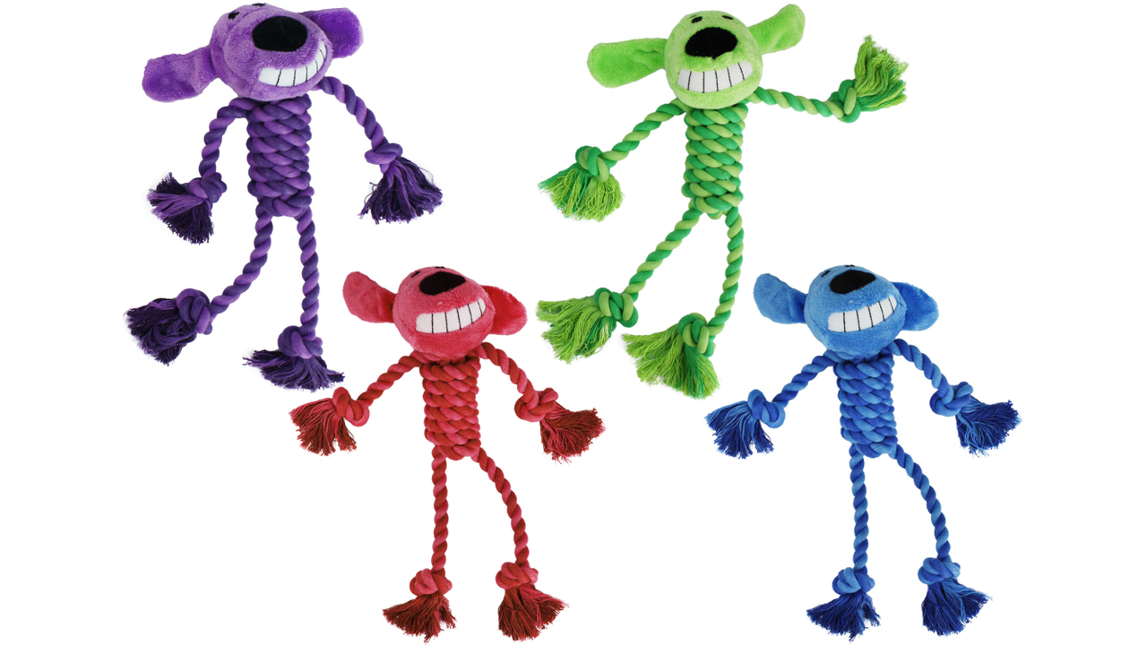 Loofa Dog Rope Body 27cm - Dog Toys 