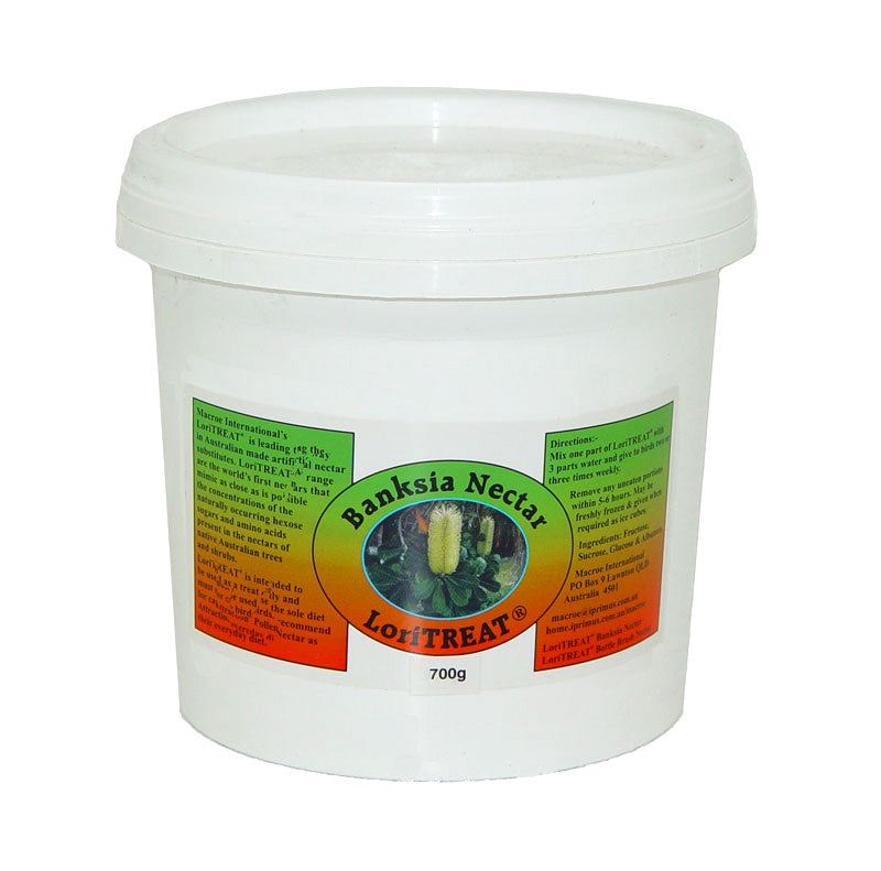 LoriTreat Banksia Nectar 700G - Bird Food & Treats 