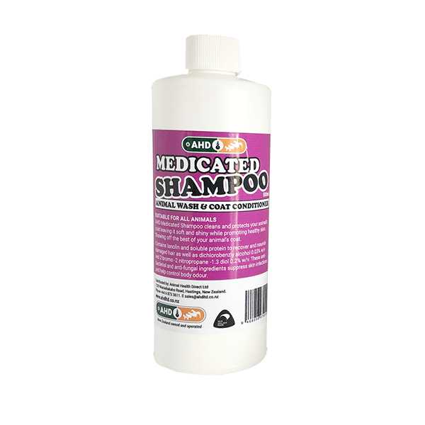 AHD Medicated Shampoo Animal Wash 500ml