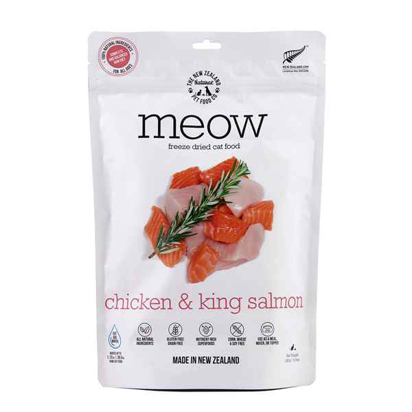 Meow Chicken & Salmon 280G - Cat Food 