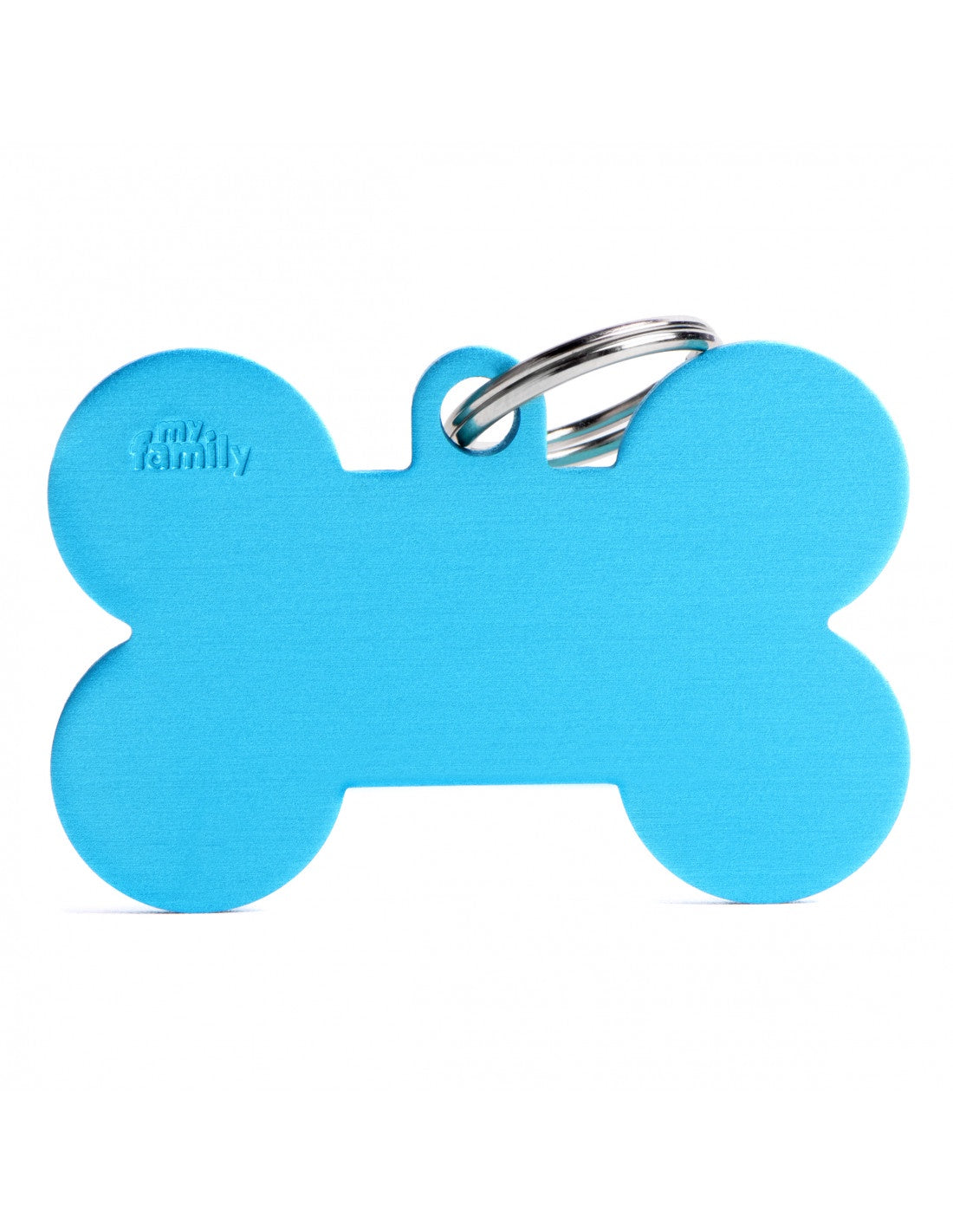 My Family Basic Bone Light Blue Tag Small - Pet I.D Tags 