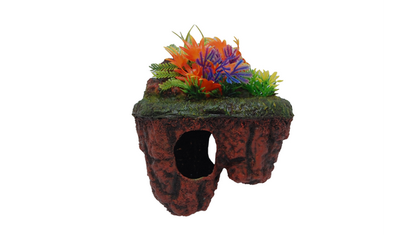 Floating island with plant 15cm - Red