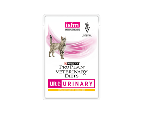 Pro Plan Veterinary Diet Urinary Feline Salmon Pouch 85G x 10