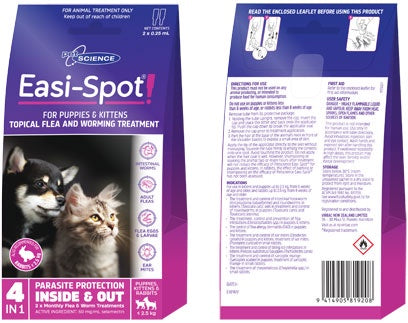 PetScience Easi-Spot Puppy & Kitten 2 Pack