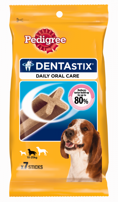 Pedigree Dentastix Medium Dog 180G 7 Pack - Dog Treats 
