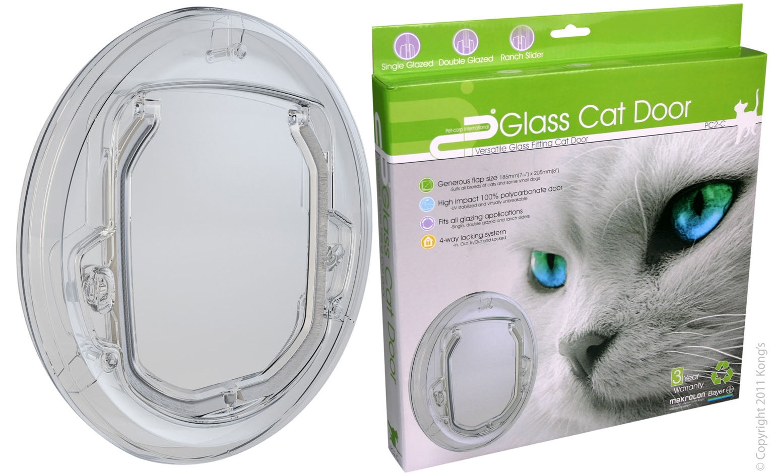Pet Corp PC2 Cat Door Replacement Flap - Cat Doors 