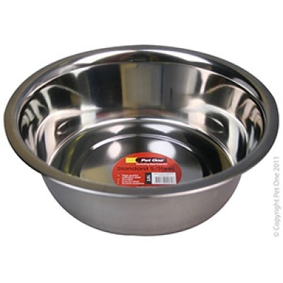 Pet One Bowl Standard Stainless Steel 2.8L for big dogs