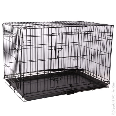 Pet One Collapsible Crate X-Large 107cm - Dog Housing & Dog Doors 