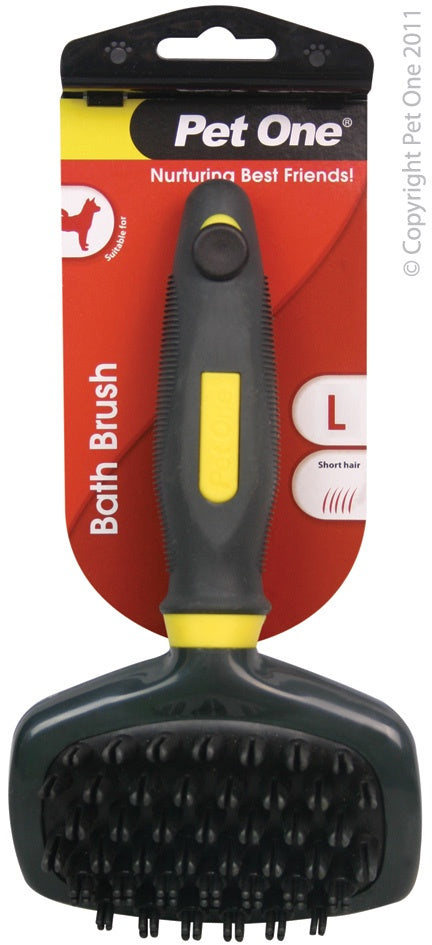 Pet One Grooming Bath Brush Large - Dog Grooming Tools 