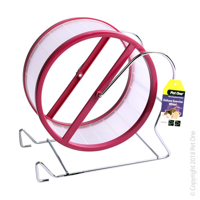 Pet One Plastic Mouse Wheel Large - Small Animal Toys & Hides 