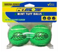 PetSport Tuff Balls Mint 2 Pack - Dog Toys 