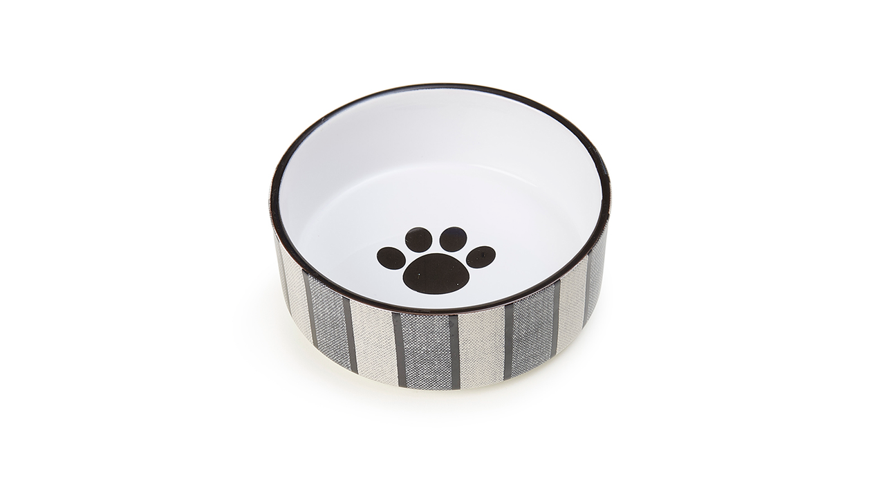 Pinstripe Bowl 12cm* - Cat Bowls & Feeding Accessories 