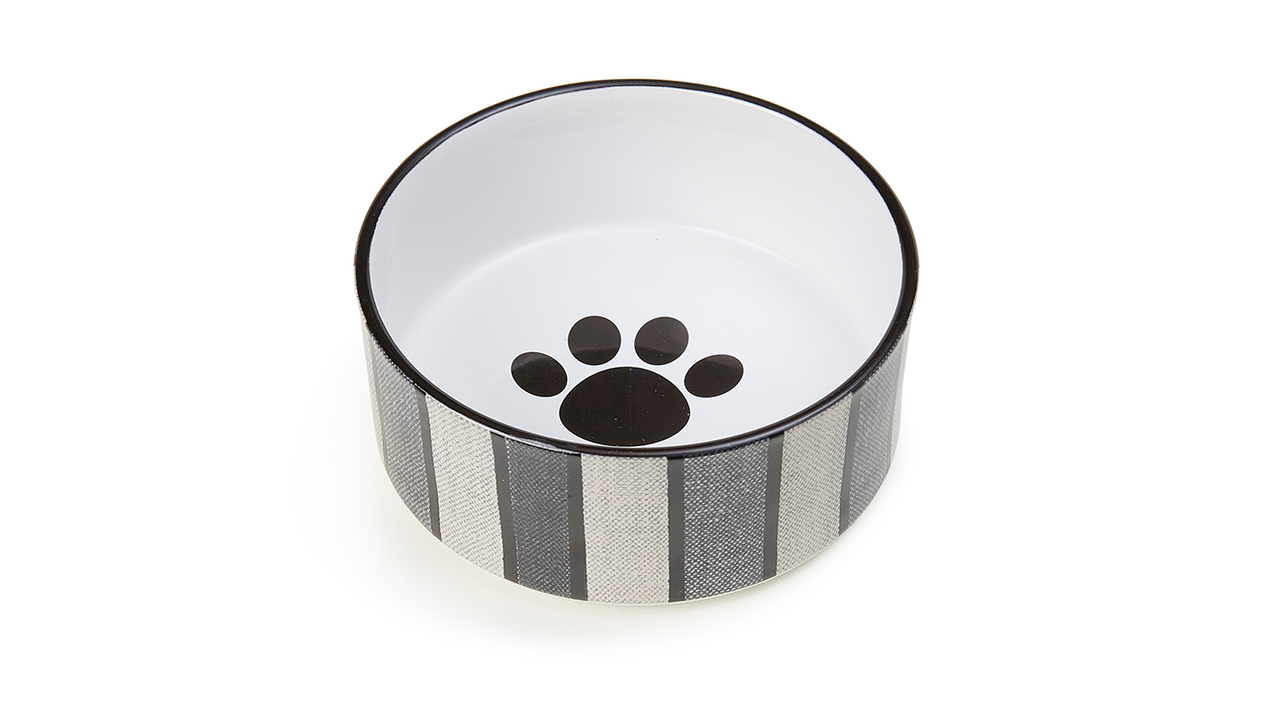 Pinstripe Bowl 15cm* - Dog Bowls & Feeding Accessories 