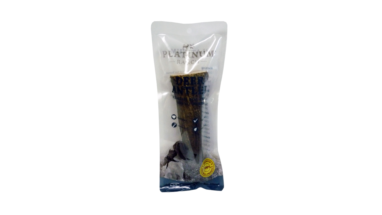 Platinum Ranch Deer Antler Large Dog Chew Treat