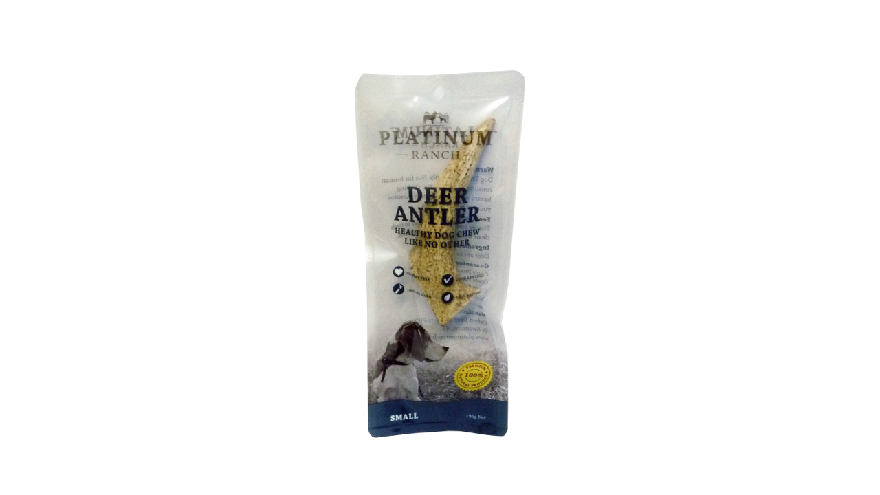 Platinum Ranch Deer Antler Small Dog Chew Treat