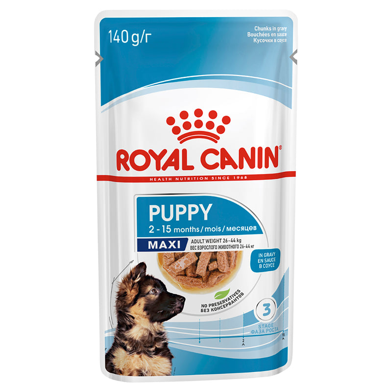 Royal Canin Maxi Wet Puppy 140G 10 Pack
