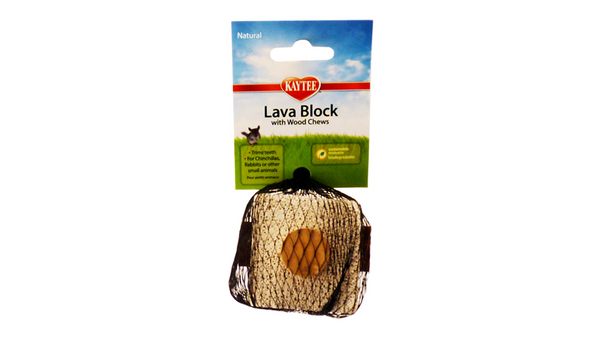 Kaytee Lava Block with Wood Chews
