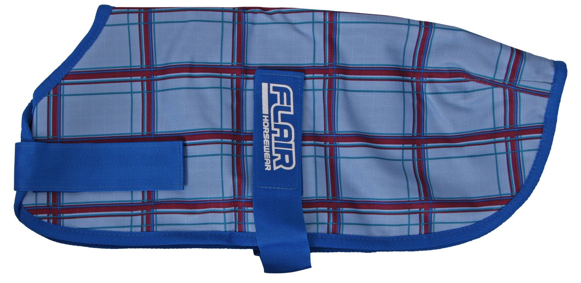 Flair Wanaka Dog Coat Plaid Blue