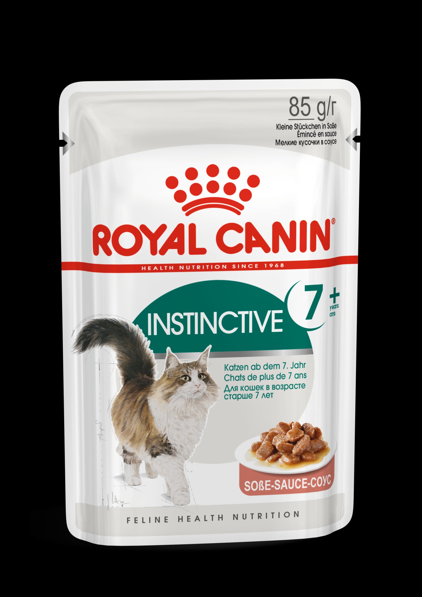 Royal Canin Instinctive 7+ In Gravy Cat Wet Food Pouch 85G 12 Pack - Cat Food 