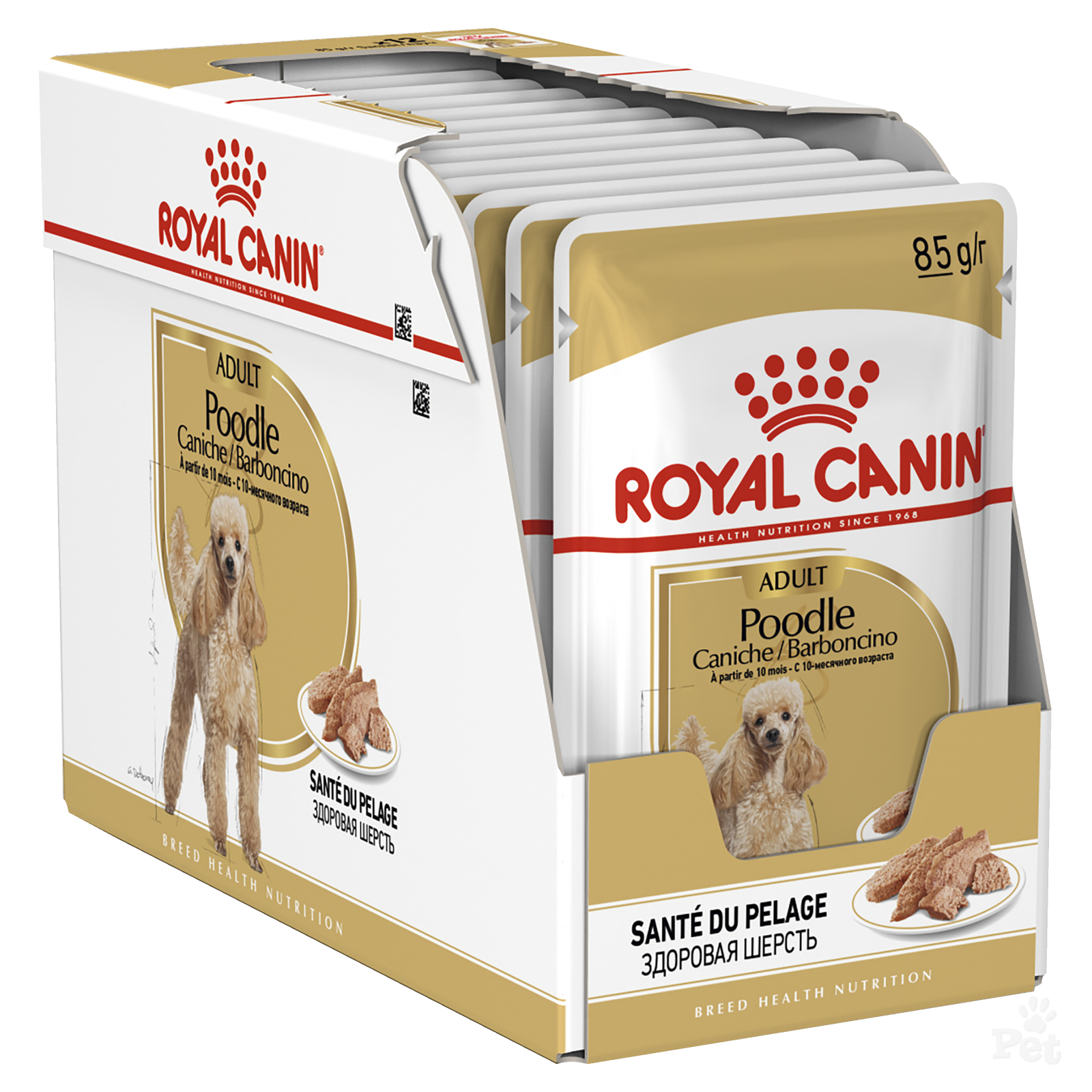 Royal Canin Poodle Adult Wet Dog Food Pouch 85G 12 Pack - Dog Food 