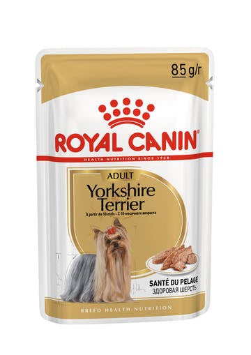 Royal Canin Yorkshire Terrier Wet Adult Dog Food Pouch 85G 12 Pack - Dog Food 