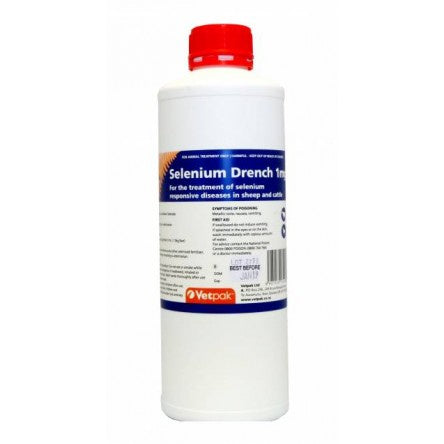 Vetpak Selenium Drench 1mg 1L