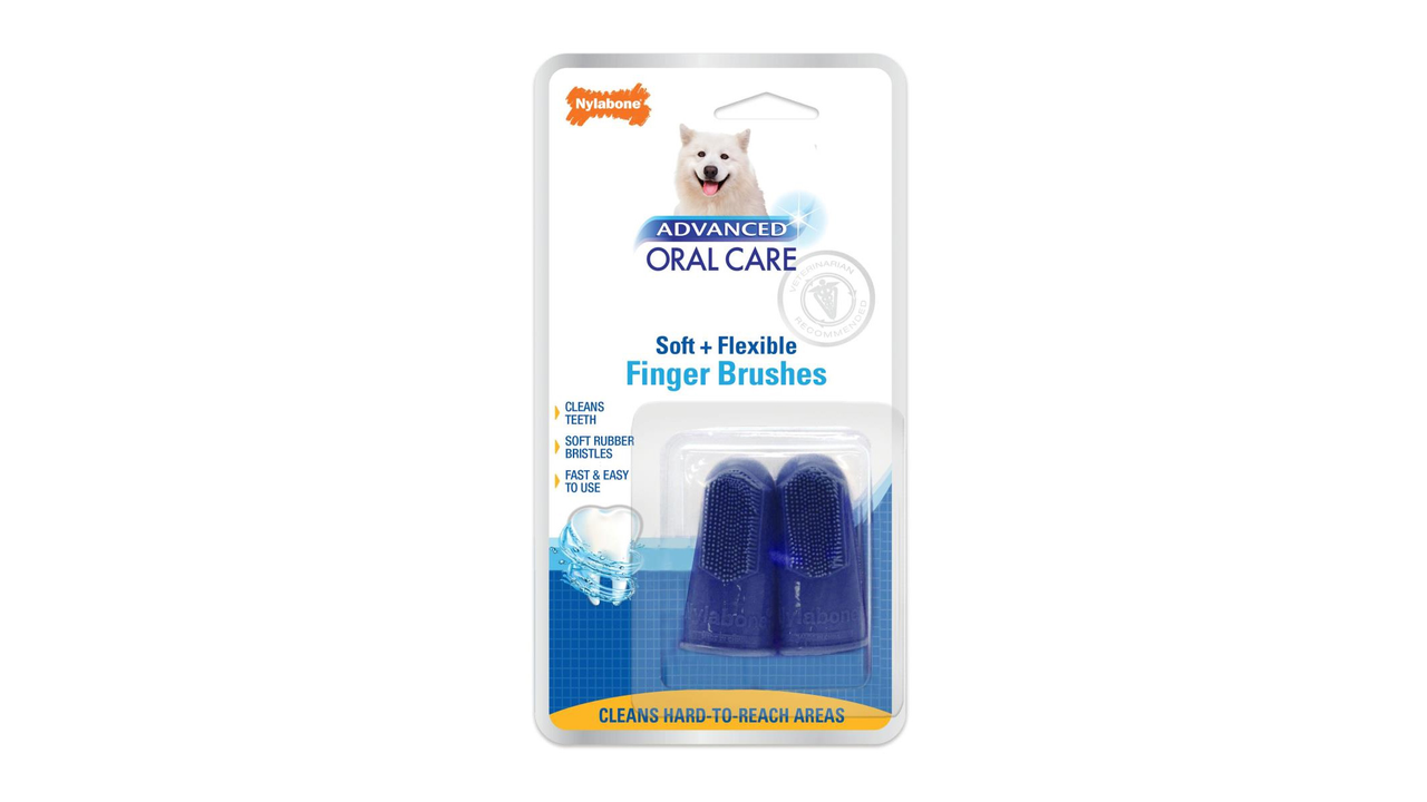 Nylabone Advanced Oral Care Finger Brush 2 Pack