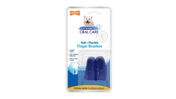 Nylabone Advanced Oral Care Finger Brush 2 Pack