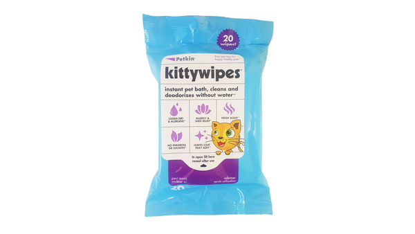 Petkin Kitty Wipes 20 Pack
