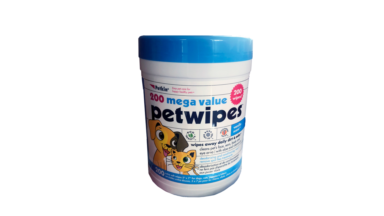 Petkin Pet Wipes 200 Pack