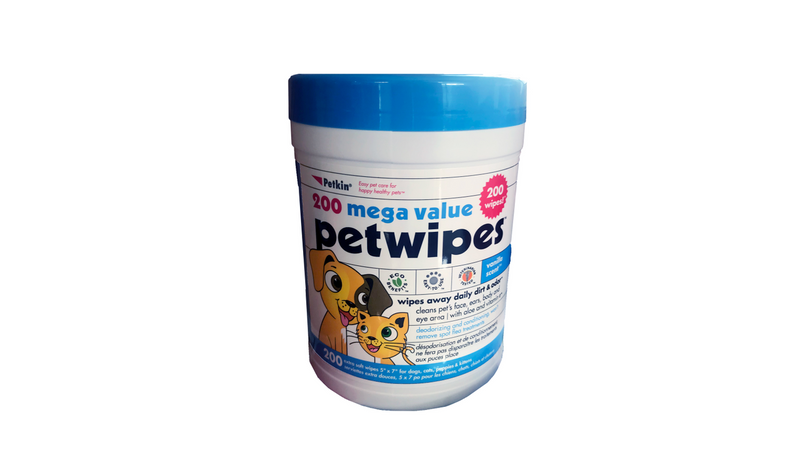 Petkin Doggy Wipes 200 Pack