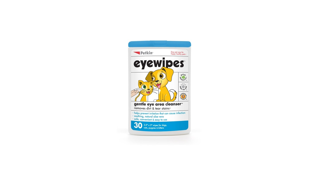 Petkin Tear Stain Eye Wipes 30 Pack