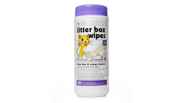 Petkin Litter Box Wipes 40 Pack