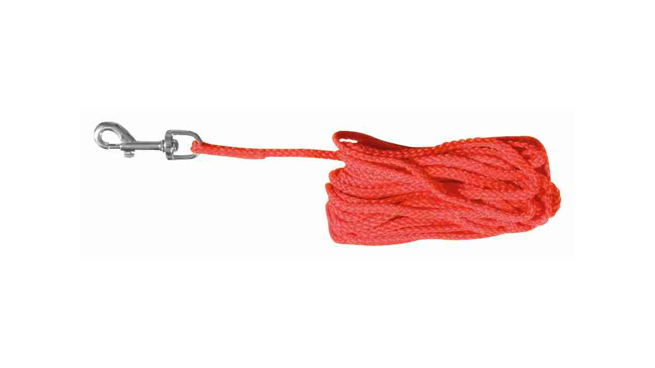 Trixie Tracking & Training Leash 10m x 5mm Red