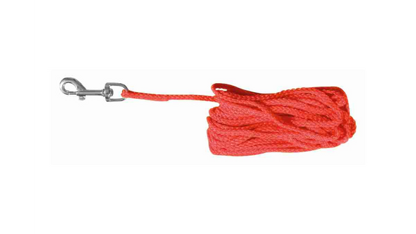 Trixie Tracking & Training Leash 10m x 5mm Red