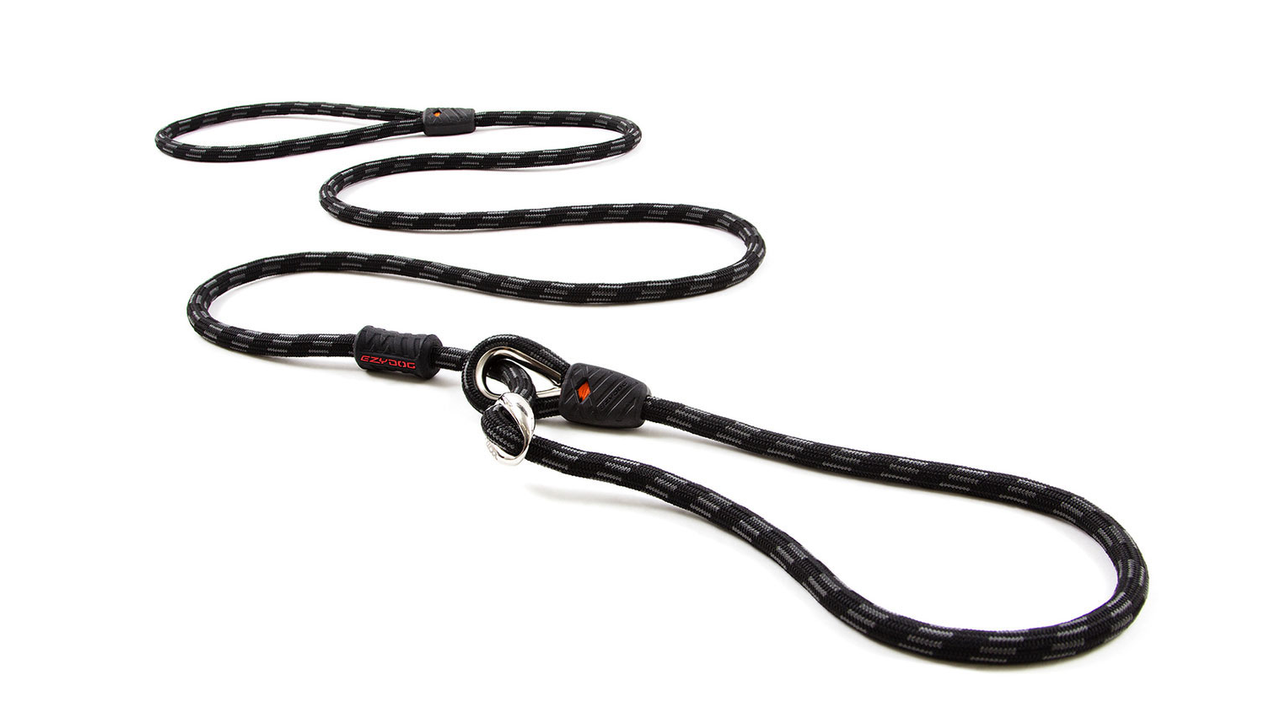 EzyDog Luca Slip Lead Black