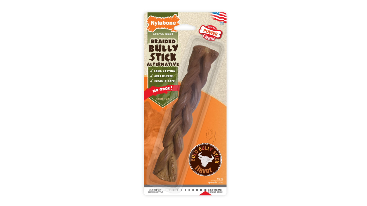 Nylabone Dura Chew Braided Bully Stick