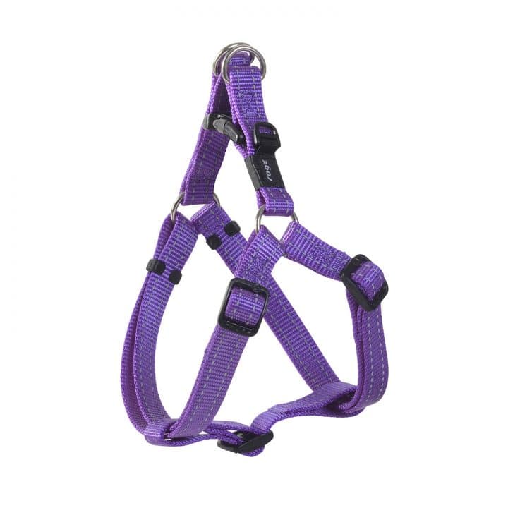 Rogz Nitelife Dog Step In Harness Purple Small