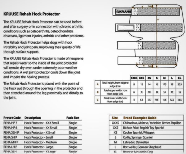 Rehab Hock Protector X-Small