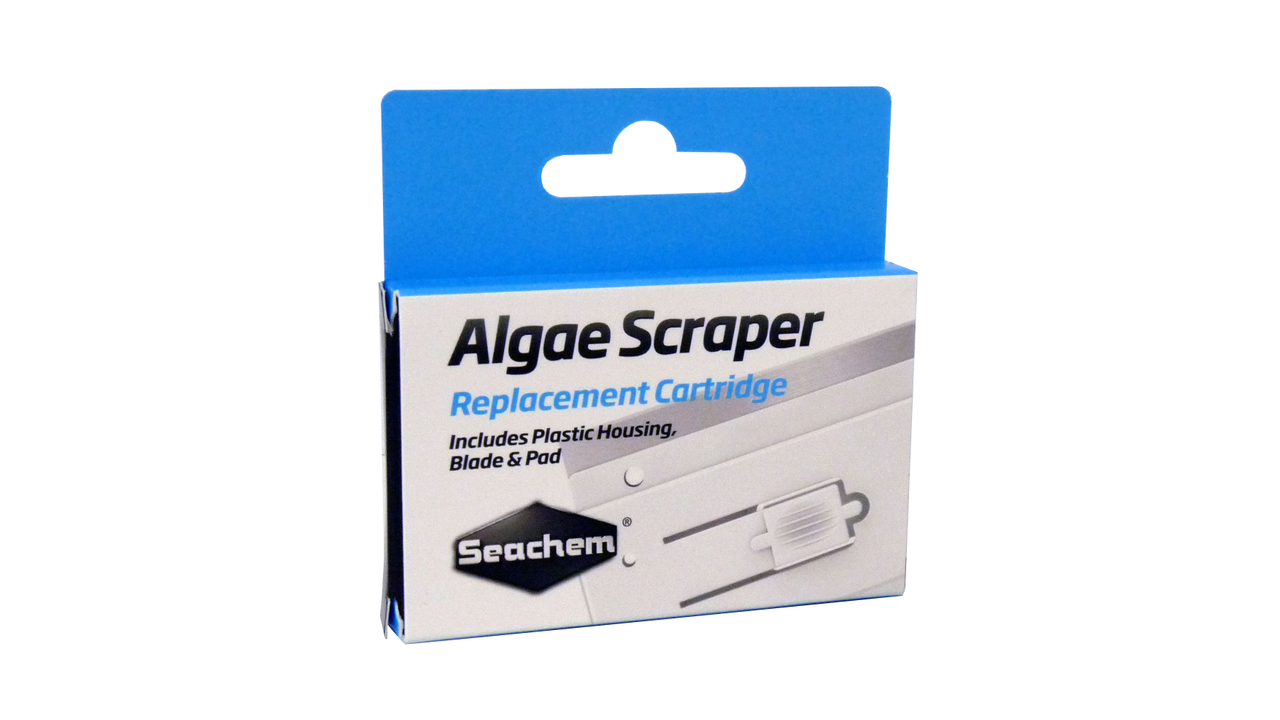 Seachem 3 n 1 Algae Scraper Replacement Kit - Fish Tank Cleaning & Maintenance 