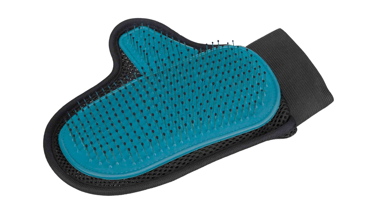 Trixie Fur Care Glove With Wire Bristles - Dog Grooming Tools 