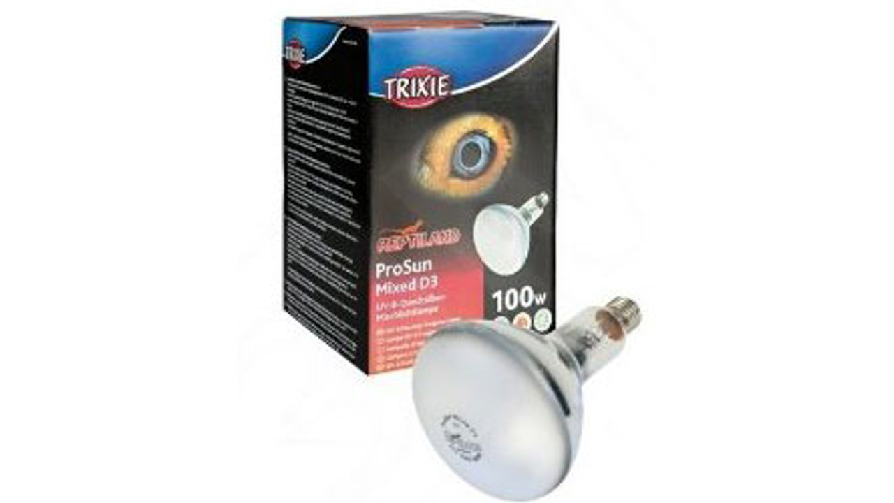 Trixie ProSun Mercury Tungsten UV Lamp 100w - Reptile Heating & Lighting 