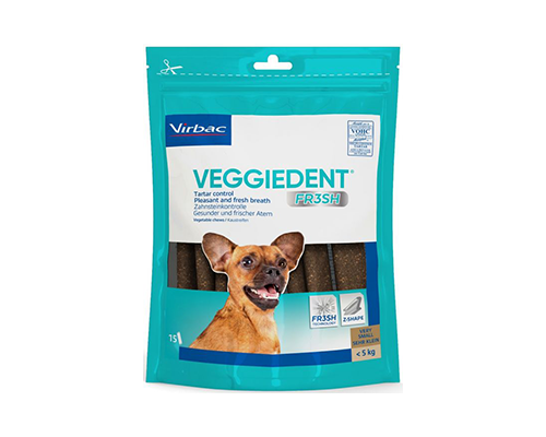 VeggieDent Dog Chews Very Small Dogs <5KG 15 Pack