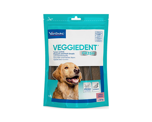VeggieDent Dog Chews Large Dogs >30KG 15 Pack